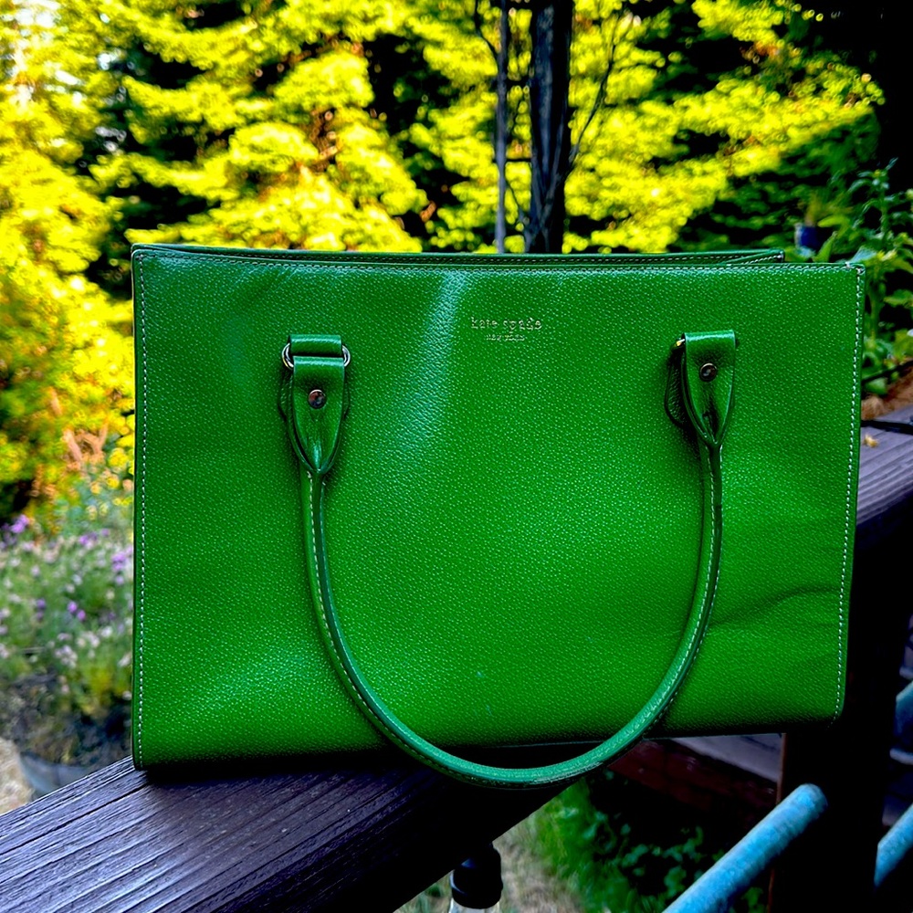 Kate Spade green tote